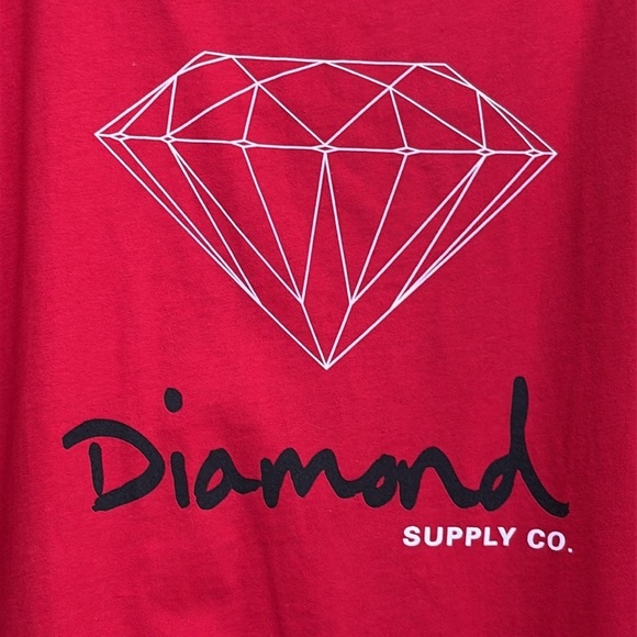 Diamond Supply Company | Red NWT Graphic 100%Cotton Tank Top Shirt S - Picture 3 of 9